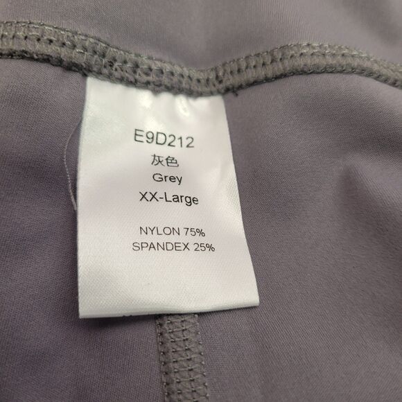 Women Bootcut Yoga High Waist Casual Pants Flare Leggings Gray Size XX-Large - Picture 6 of 9